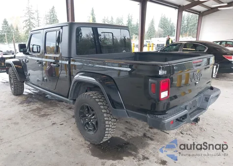 2021 Jeep Gladiator Willys 4X4 z USA, uszkodzony, nr VIN 1C6HJTAG6ML599625